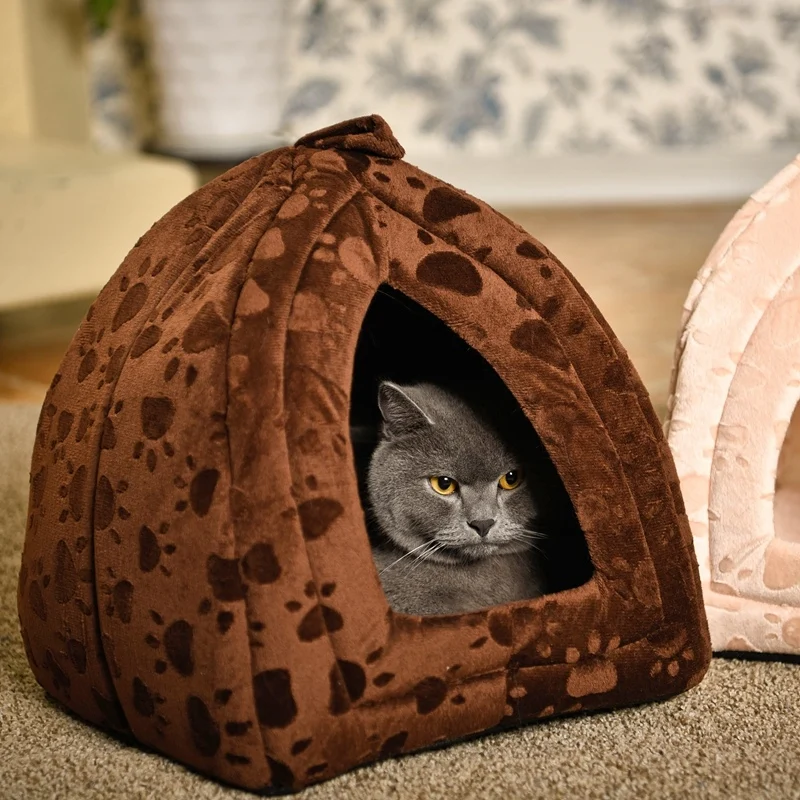 Новые Прибытия Pet Питомник Супер Мягкий FabricDog Кровать Принцессы Дом Укажите для Щенков Собаки Кошки с Лапой Cama Para Cachorro Горячий