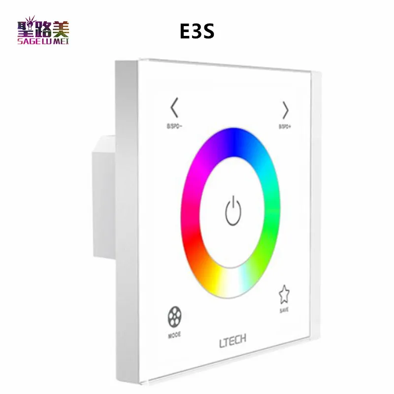 E1/E1S/E2/E3/E3S DC12-24V РФ 2 4 GHZ приглушить/КТ/RGB настенный светодиодный переключатель