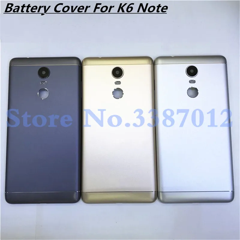 Крышка батарейного отсека задняя крышка корпуса для Lenovo K6 Note K53a48 без кнопок