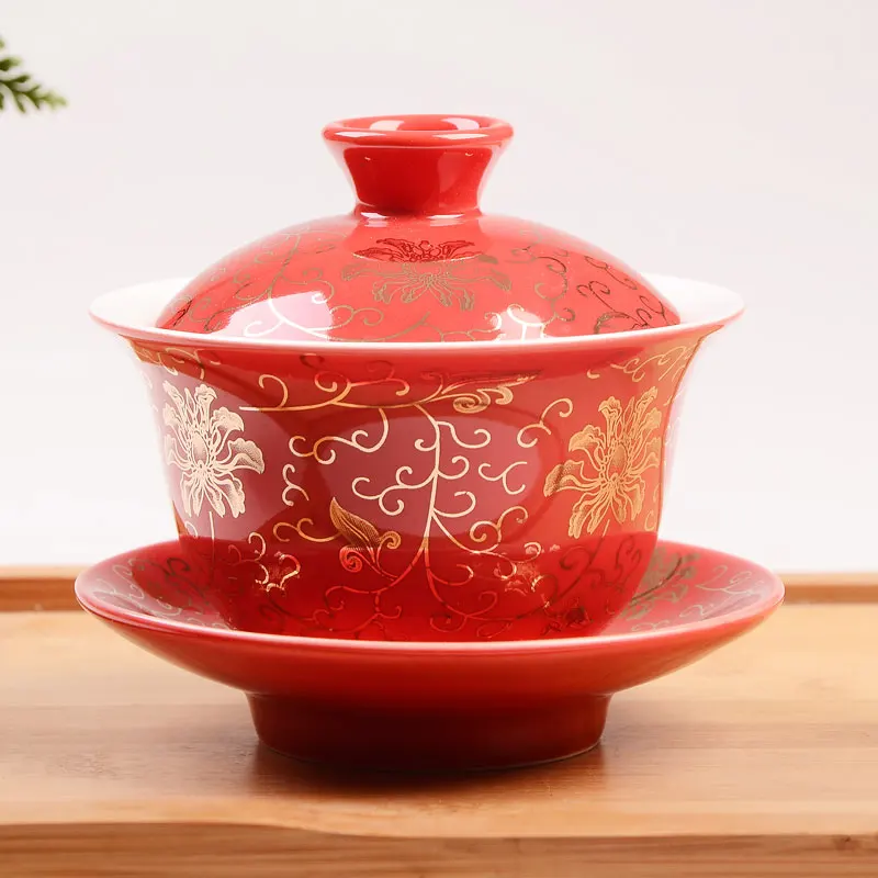 Новый год керамический чай Tureen Teaware украшение дома бойфренд муж бизнес любовь