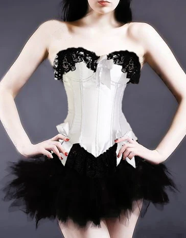 Женский корсет с юбкой и эффектом пуш ап|gothic corset dress|corset dresscorset bustier |