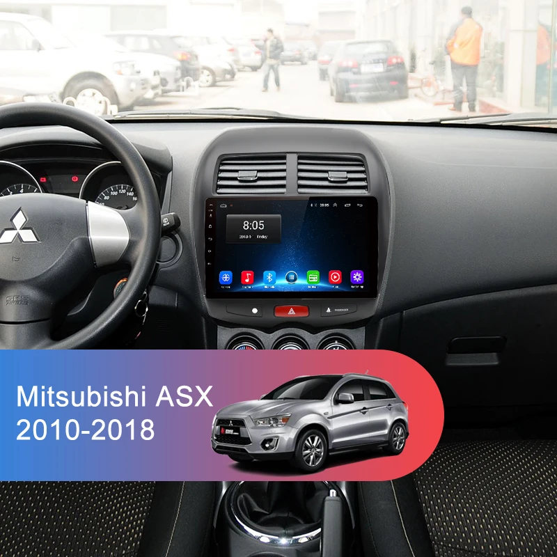 Junsun Android 9.0 магнитола 2 din андроид с навигацией магнитолла для Mitsubishi ASX 2010 2011 2012 2013