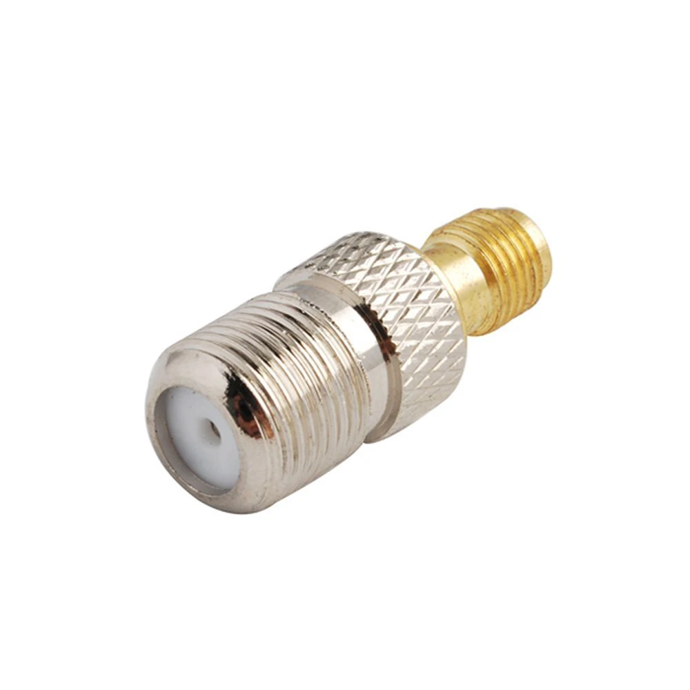 ALLISHOP 10 шт. F Тип Женский SMA для женщин прямой ТВ Джек F/F RF коаксиальный переходник