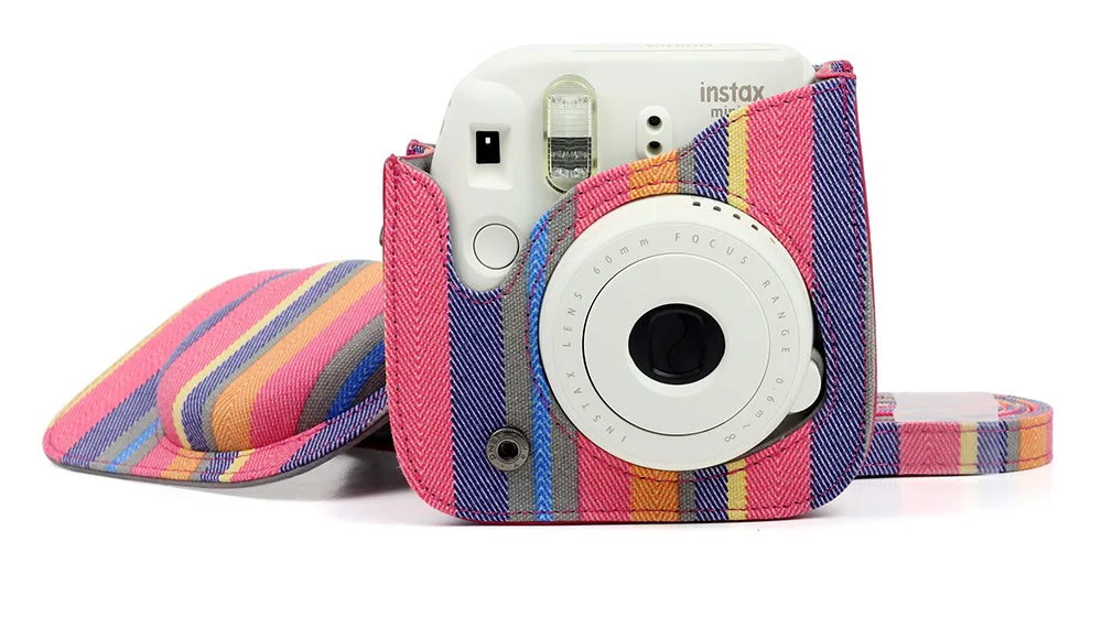 Fujifilm Instax Mini 9 8 аксессуары для камеры полоса холст мгновенная камера защитная