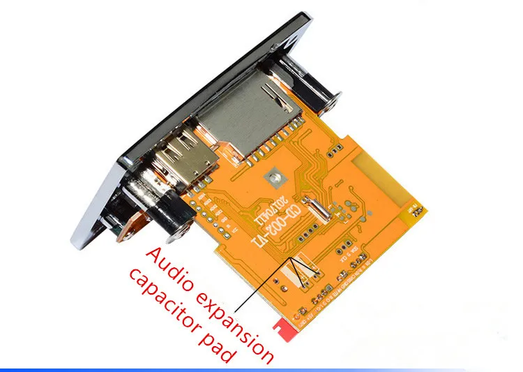 Блок питания 12 В плата видеодекодера Bluetooth 4 2 RM / RMVB FLAC APE BTMP4 MP3 JPEG ПЗУ AUX U disk и TF USB