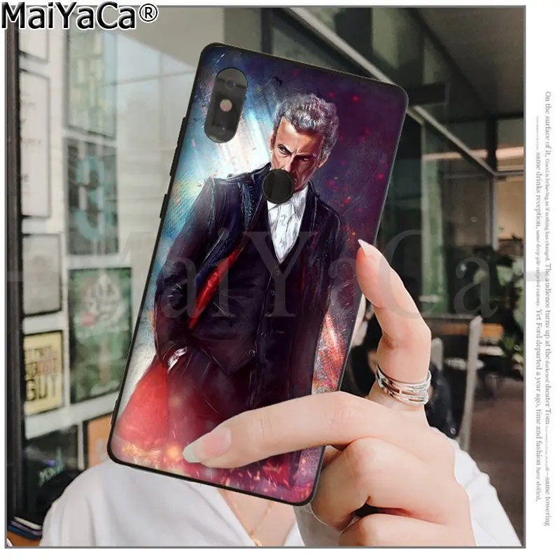 MaiYaCa Tardis Box Doctor Who черный мягкий чехол для телефона Xiaomi Redmi 5 5Plus Note4 4X Note5 6A Mi 6 Mix2