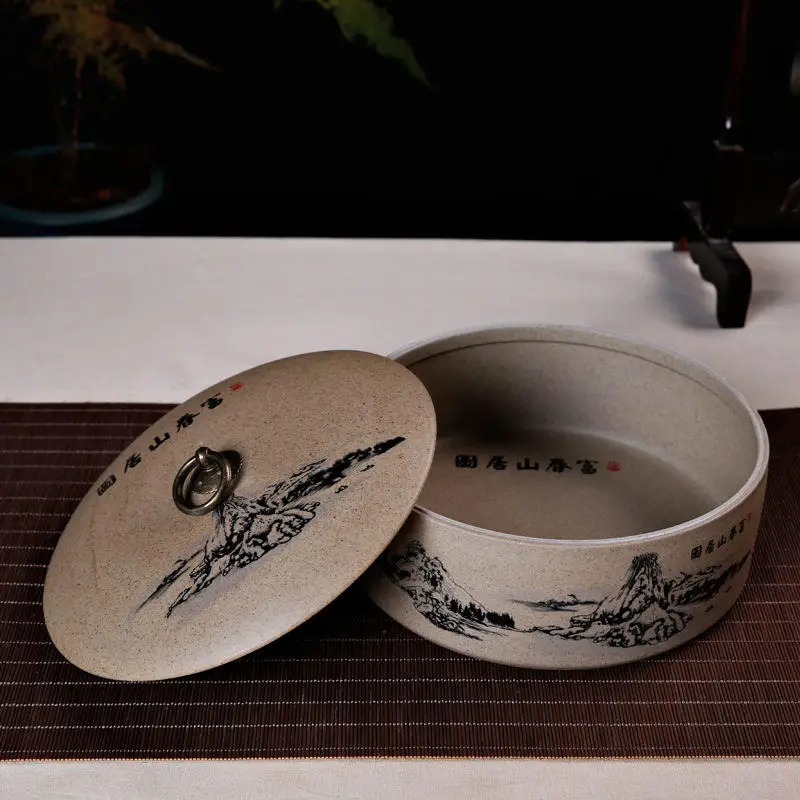 Керамические пакетики для чая герметичные банки грубой керамики большие ящики