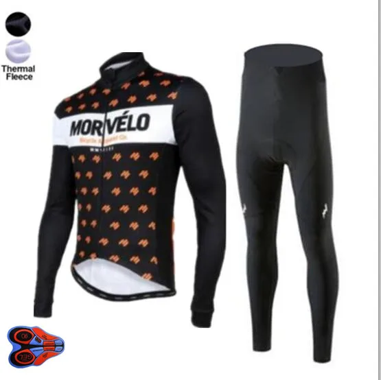 Morvelo, Зимняя Теплая Флисовая велосипедная майка с длинным рукавом, 9D гелевая подкладка, без комбинезона, ropa ciclismo, одежда, Майо, комплекты для велоспорта