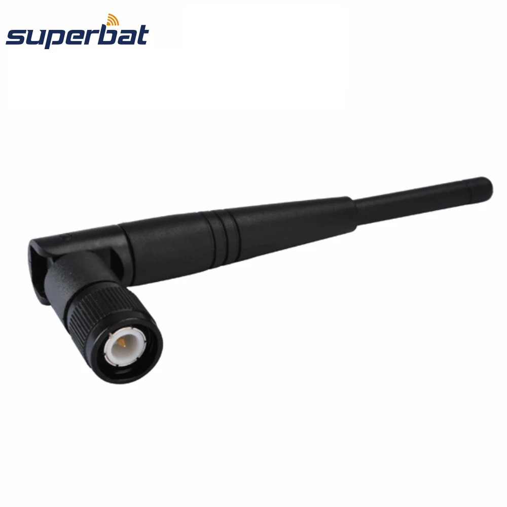 Антенна Superbat 2 4 ГГц 5 дБи WiFi наклон и поворот резиновая утка TNC Plug WLAN PCI карта