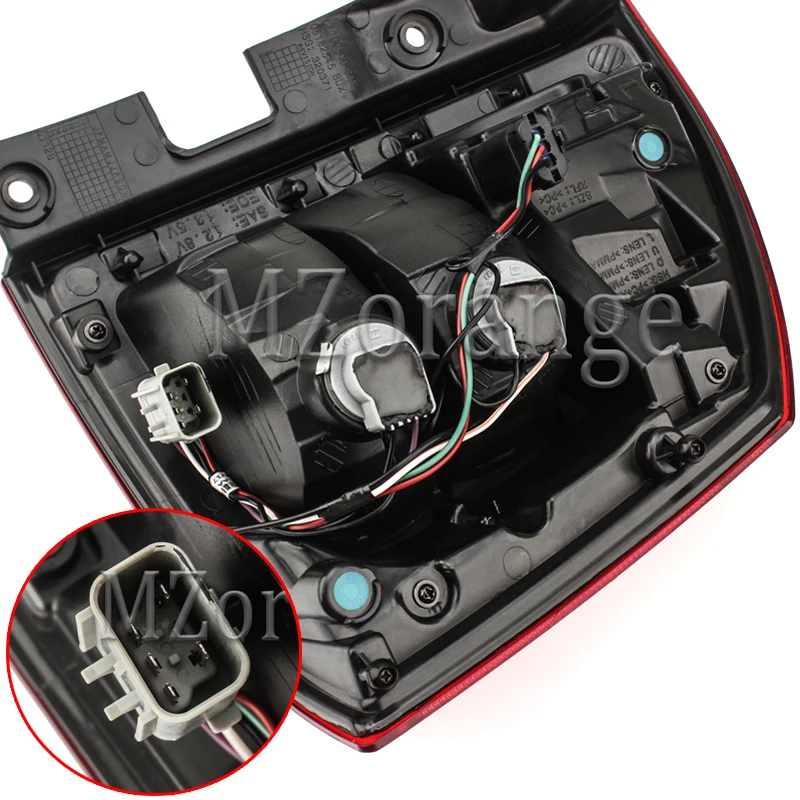 MZORANGE Tail светильник для Jeep Compass 2011 2014 задние тормоза хвост s сигнала поворота