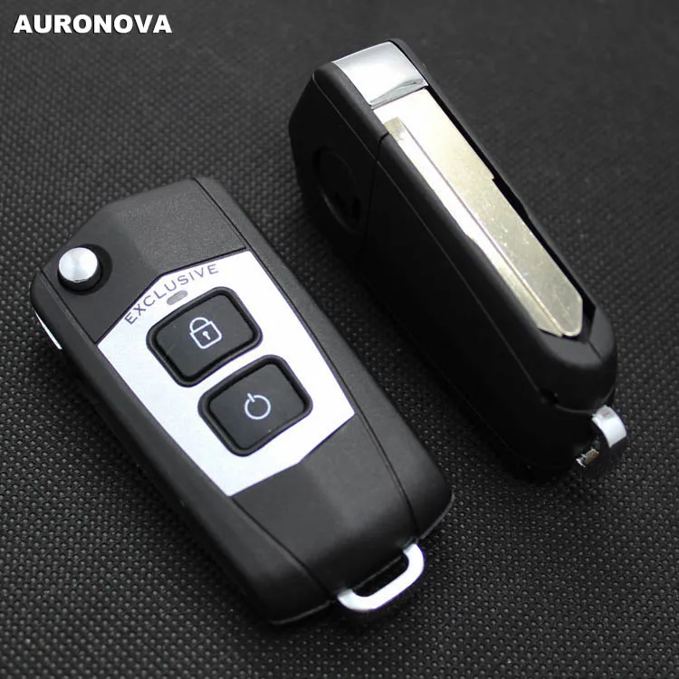 Auronva новый обновленный складной чехол для ключей Mazda 323 Family 2 кнопки