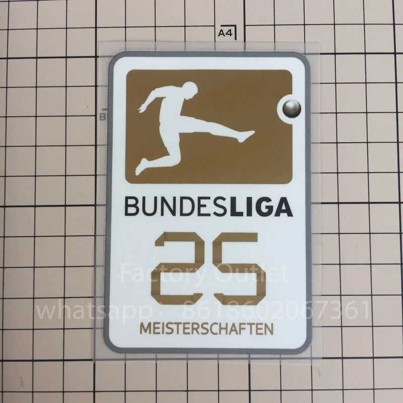Новинка 2016 года нашивки Лиги bundes Чемпион Лига 25 meisterбелен бесплатная доставка|patch