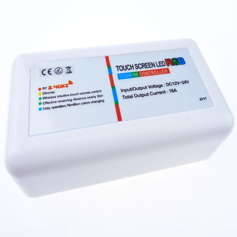 RGB контроллер для светодиодных лент с сенсорным экраном 2 4 ГГц|control talk|control setcontroller