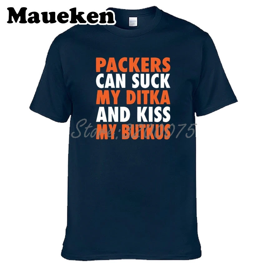 Мужская футболка Cutler making 6 Chicago PACKERS CAN Suck My Ditka Kiss Butkus с круглым вырезом W19031199|t shirt