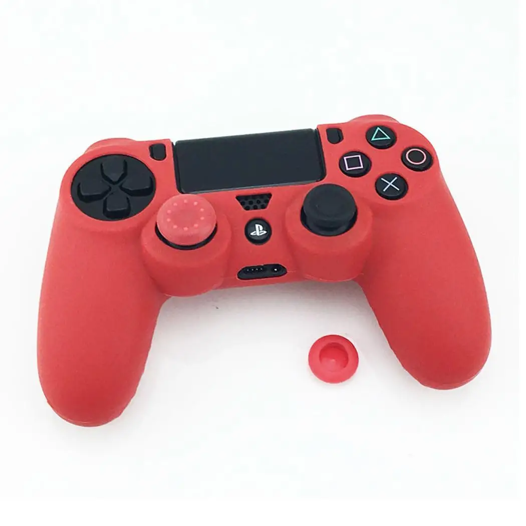 Чехол для PS4 чехлы контроллера Мягкая силиконовая резина чехол Pro джойстик ручка