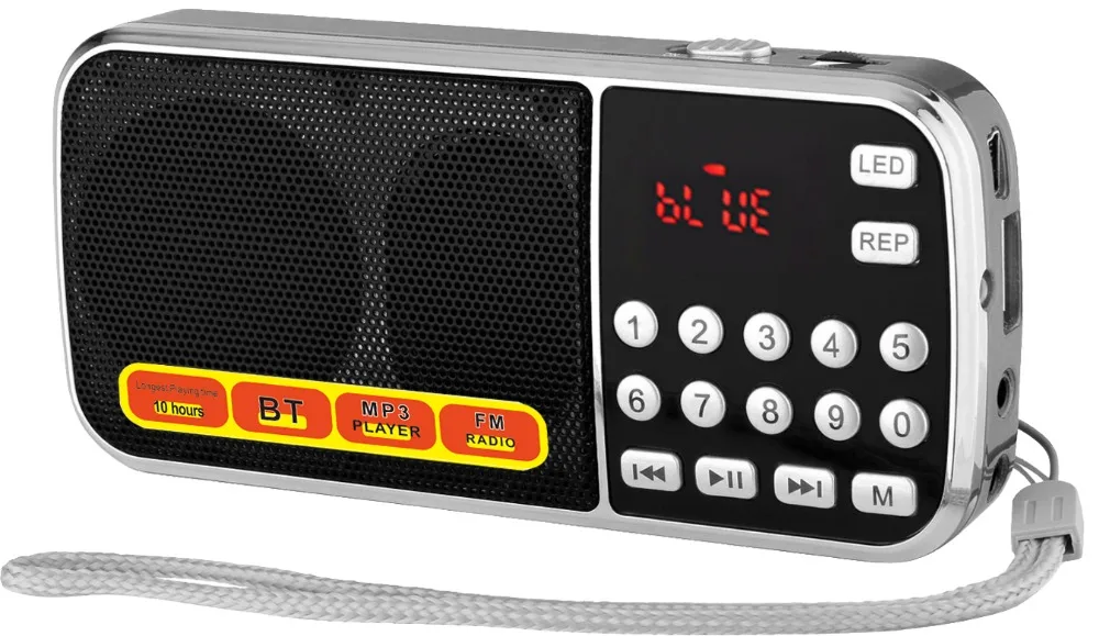 10 шт. L 088BT новая модель перезаряжаемый портативный мини динамик bluetooth синий зуб