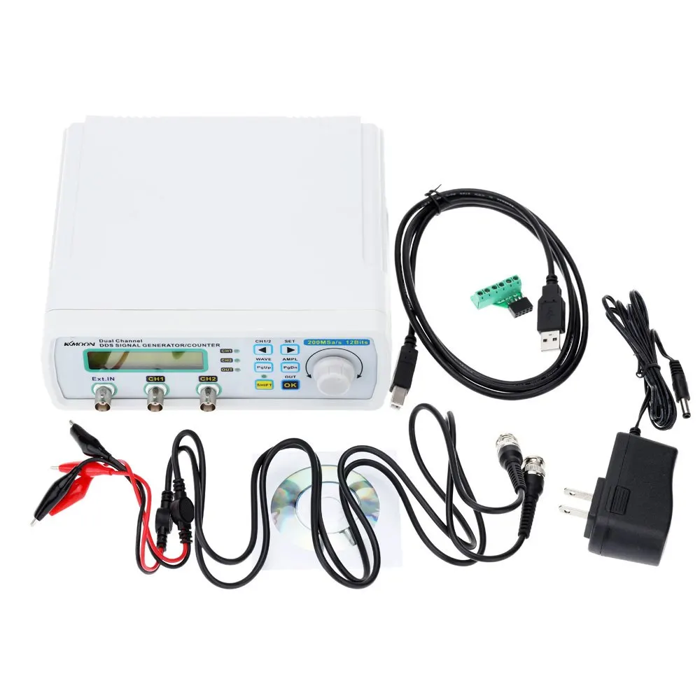 KKMOON Signal Generator Digital DDS Function Source Arbitrary Waveform Frequency Meter 200MSa/s 25MHz | Инструменты