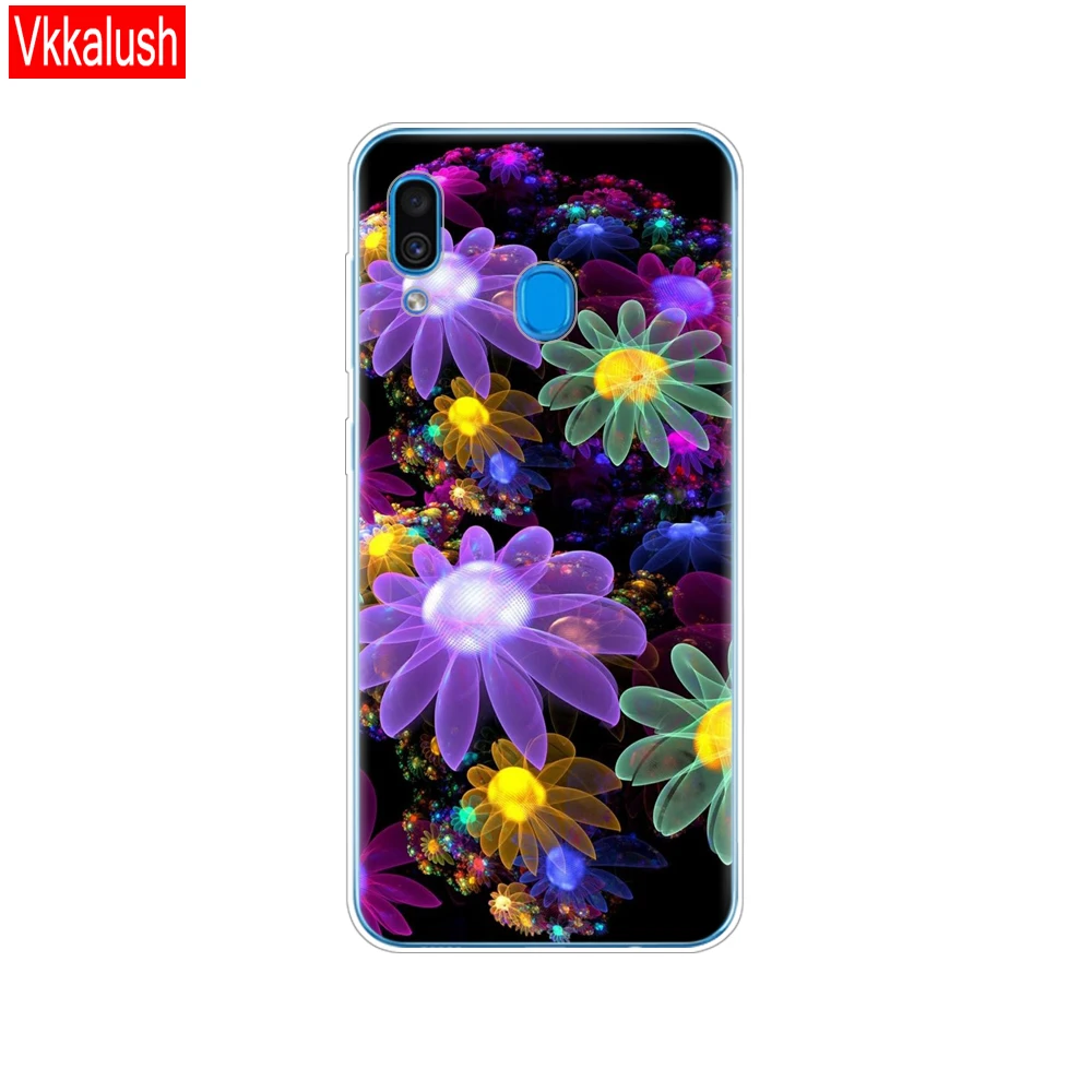 80071 Чехол для Samsung Galaxy A20, чехол A20E, силиконовая задняя крышка из ТПУ для Samsung A20 A 20 A205F A20E A202F, мягкий чехол, бампер - Цвет: 80071
