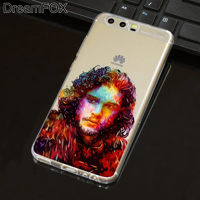 DREAMFOX L530 комплект Harington Мягкий ТПУ силиконовый чехол для huawei P8 P9 P10 Lite Plus 2017 Honor 8 Pro 9