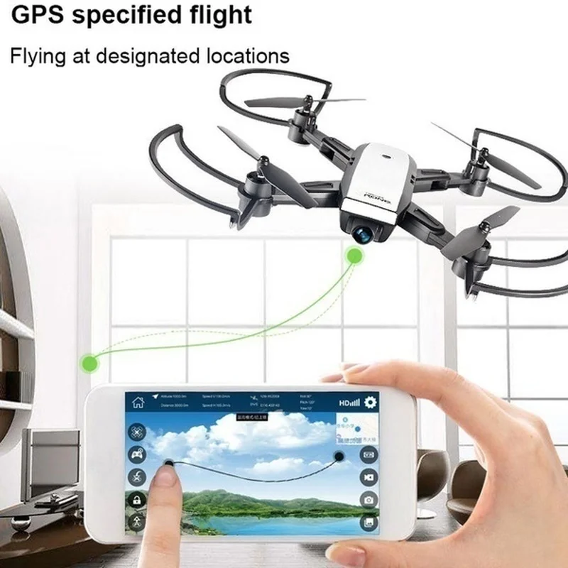 4K Дрон с камерой HD 200W WIFI FPV камера Профессиональный складной Квадрокоптер
