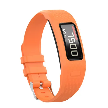 orange S/L Размер силиконовый ремешок на запястье сменный ремешок для часов Garmin Vivofit 1/Vivofit 2 для Garmin vivofit1 Vivofit2 браслет ремень - Цвет: orange
