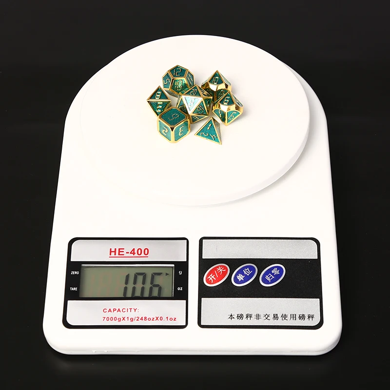 D&ampd metal dice set RPG polyhedral dungeons &amp dragons DND dices tabletop game zinc alloy pattern multi-color optional d20 6 10 12 | Спорт