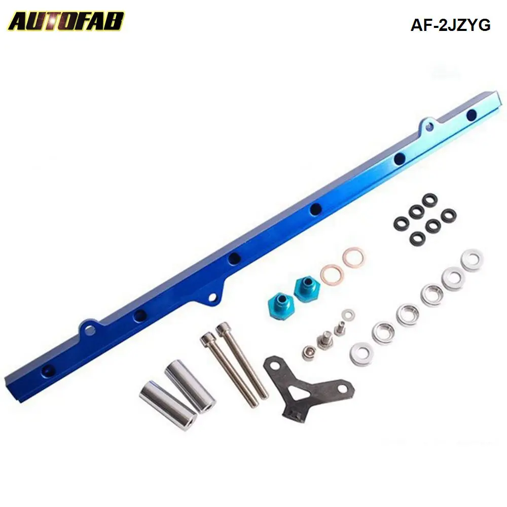 

HQ Top Feed Injector High Flow Fuel Rail Kit For Toyota 2JZ Blue Aluminium Billet AF-2JZYG