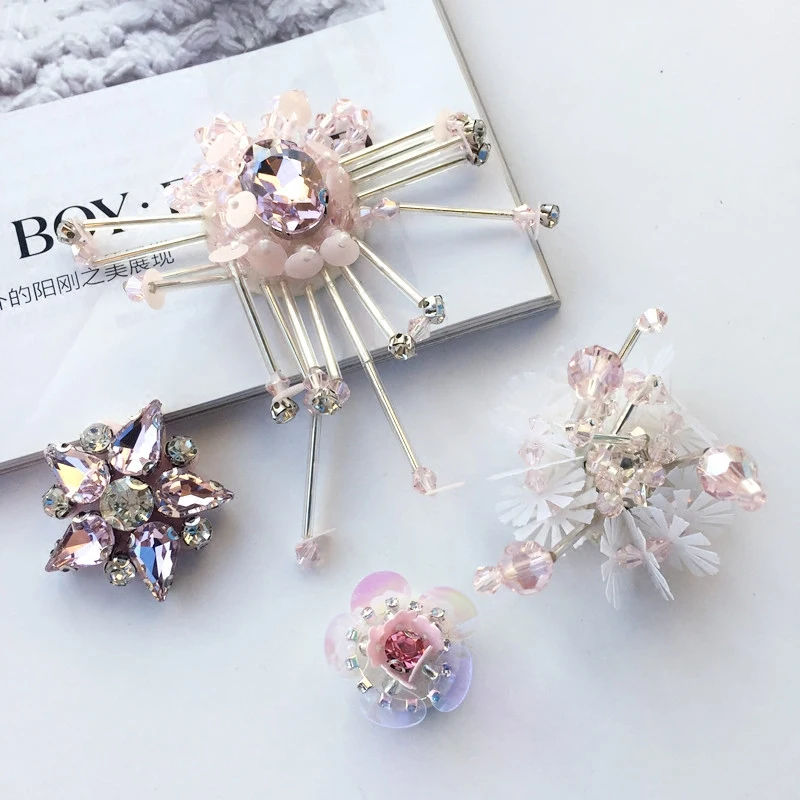 Flower Beaded Patch sequin patch diy clothing decorative supplies embroidery flower bead applique | Дом и сад