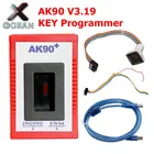 AK90 + для BMW EWS с 1995-2005 новейшая версия V3.19 AK90 программатор ключей OBD2 копия автомобильных ключей по лучшей цене AK 90