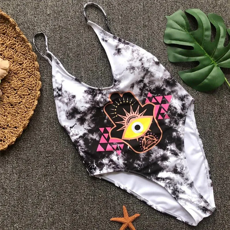 Brazilian Sexy Bathing Suit Padded One Piece Swimsuit Female Backless Bikinis Push Up Swimwear Maillot De Bain Biquini Monokini | Спорт и