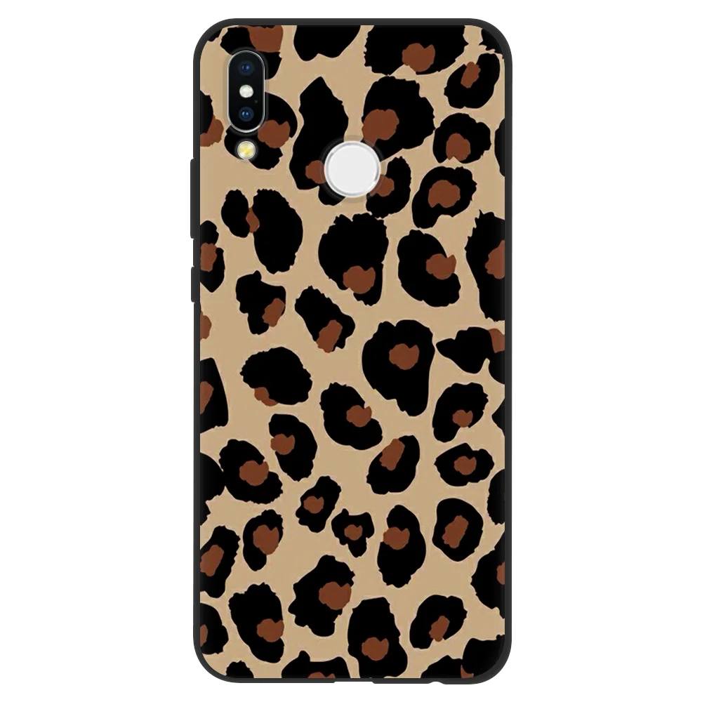 Бант из ленты TPU с изображением для huawei P8 P9 P10 P20 P30 Коврики 10 20 30 Pro Lite Крышка для huawei Honor 7A Pro 9 10 Lite 8X леопардовый чехол - Цвет: bwhuang
