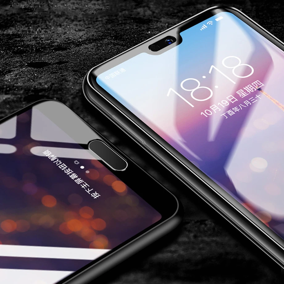Пленка из закаленного стекла 5D для Huawei P20 Lite полное покрытие Защита экрана Pro P20Lite