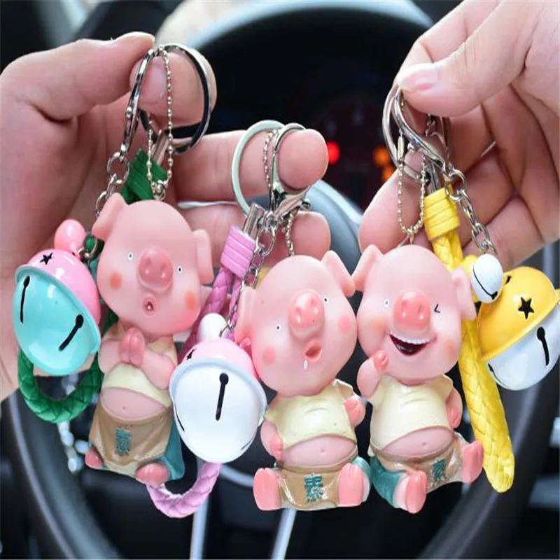 Творческий милый мультфильм свинья Белл брелок кулон плюшевые игрушки Дамы