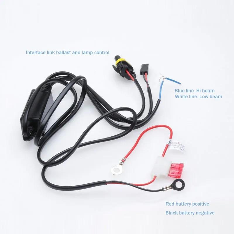1 комплект De Alta Qualidade Da Motocicleta H4 3 Hi/low Bi xenon Soquete Baixo Moto Luz Bicicleta Kit 12V35w тонкий балласт|h4