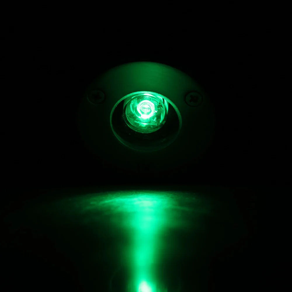 LED 1 Вт 85~ 265 В rgb подземный сада наружного освещения палубы пятно IP67floor встраиваемые украшения сада лампы лестницы барьер