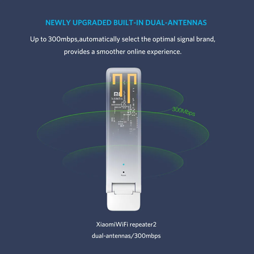 Оригинальный Xiaomi WI-FI Усилители домашние 2 Беспроводной сети маршрутизатор extender