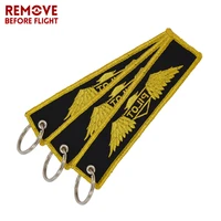 remove before flight keychain wholesale gold color pilot key ring chain for aviation gifts oem pilot key chains 100 pcslot