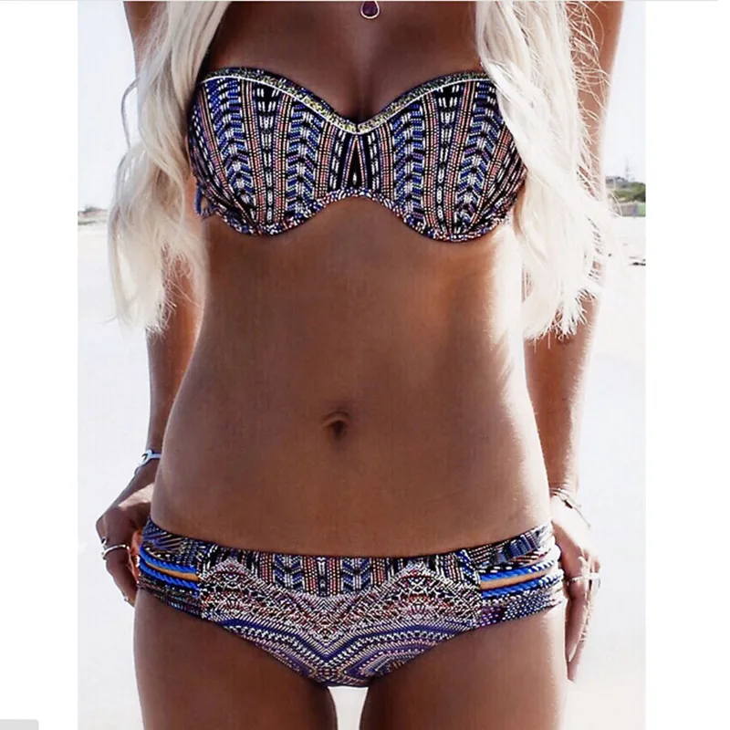 

Swimwear Bikini Push Up neoprene Bikini Bathing Suit Bikinis set women