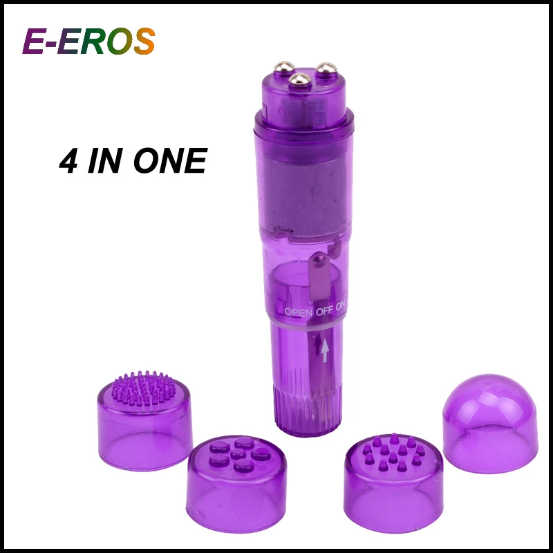 Дешевый массажер 4 в 1 от ORISSI сменный водонепроницаемый мини вибратор для точки G