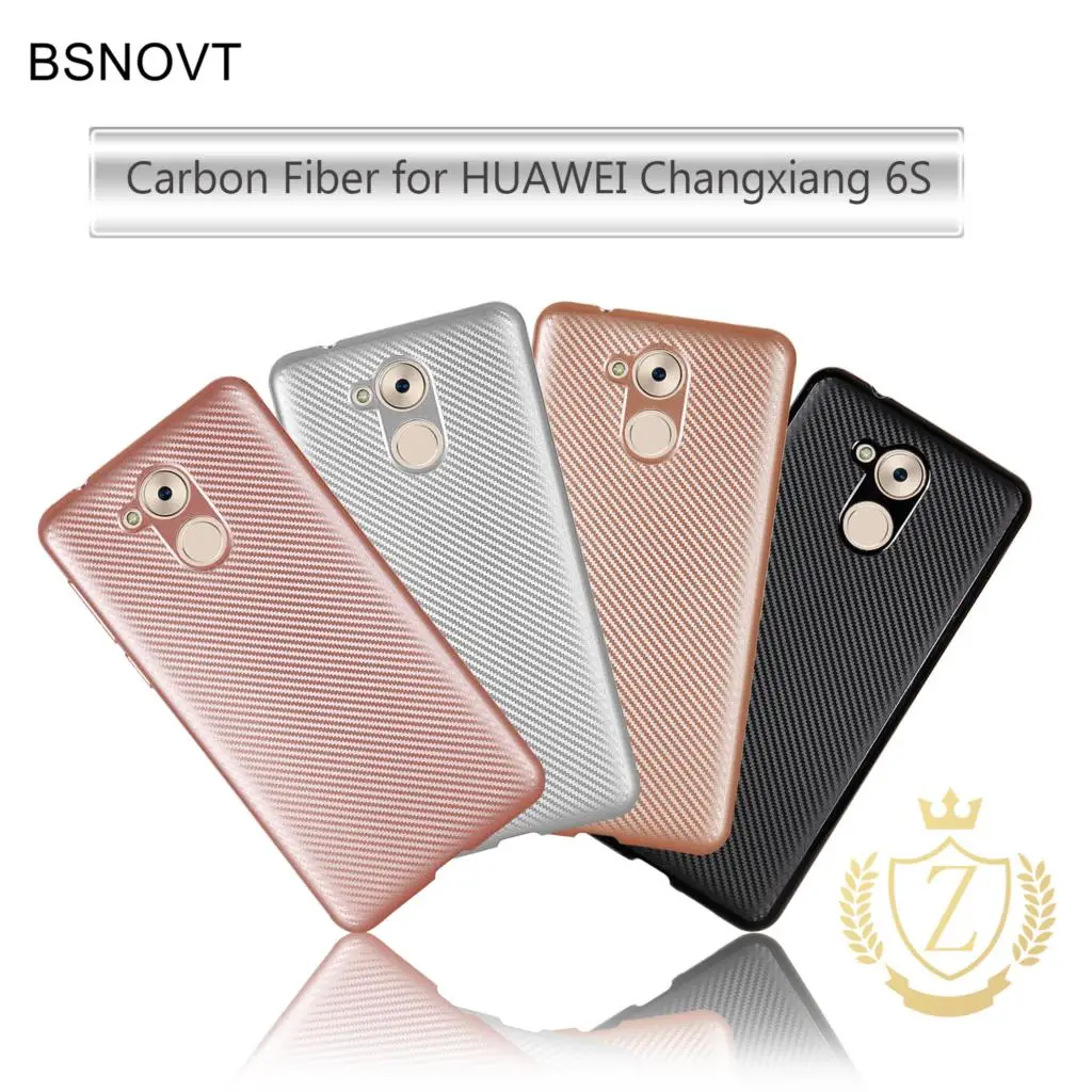 Huawei P9 Lite Smart Case Soft Carbon fiber Slim TPUPhone For Cover Honor 6C / Nova Enjoy 6S |