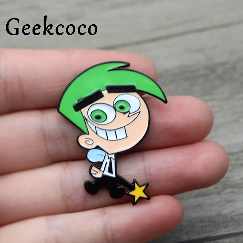 Довольно оддродителей мультфильм эмаль Pin подарок Ювелирная Сумка Одежда Рубашка рюкзак брошь со знаком отличия Значки украшения J0403