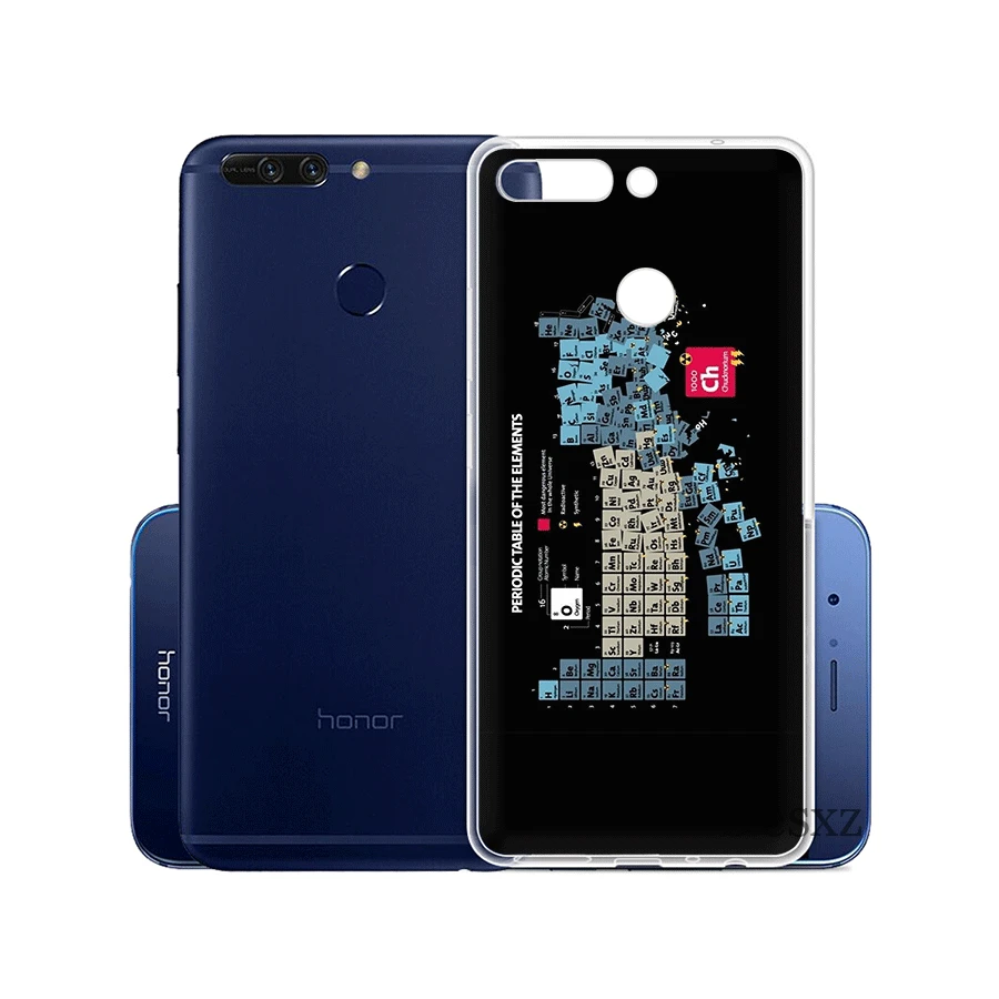 Phone Case Cover Chemistry Periodic-table Science For Huawei Honor Note 6A 6C 7A 7X 7C Pro 8 9 10 Lite Play Shell | Мобильные