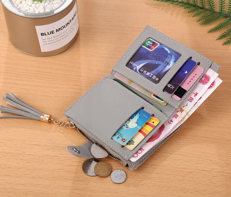 Женские кошельки женские с застежкой на молнии Женский кошелек для монет хорошее