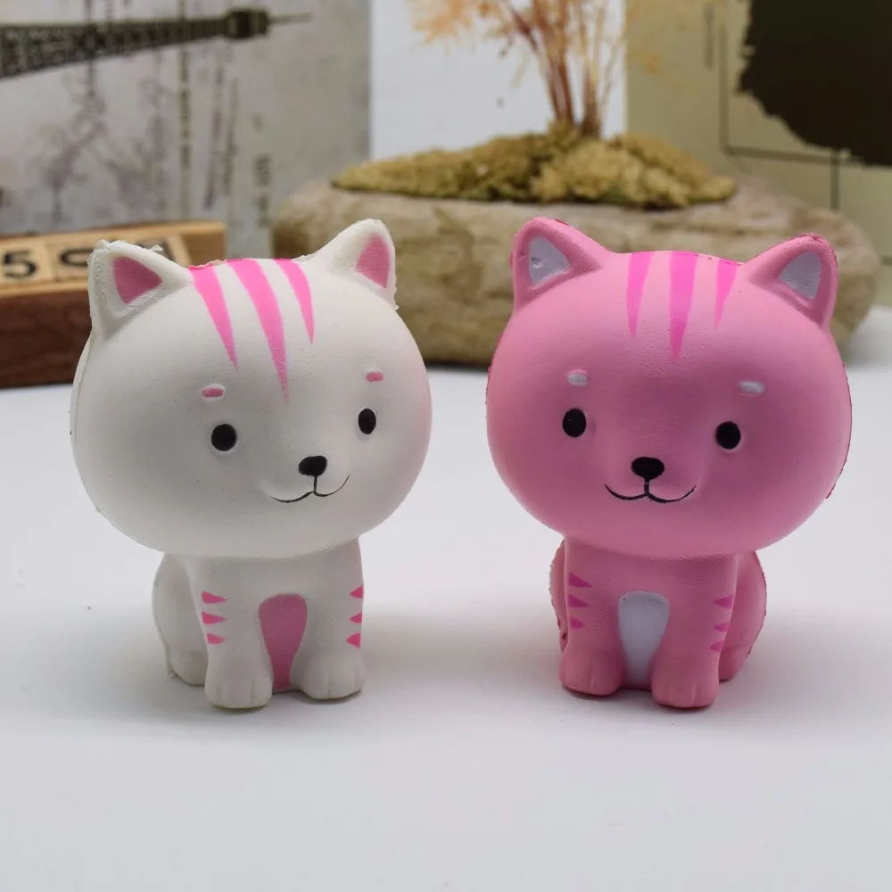 Новые Мягкие игрушки медленно Упругие ПУ декомпрессии моделирование животные милый кот панда олень медленно поднимающийся антистресс релиз игрушки