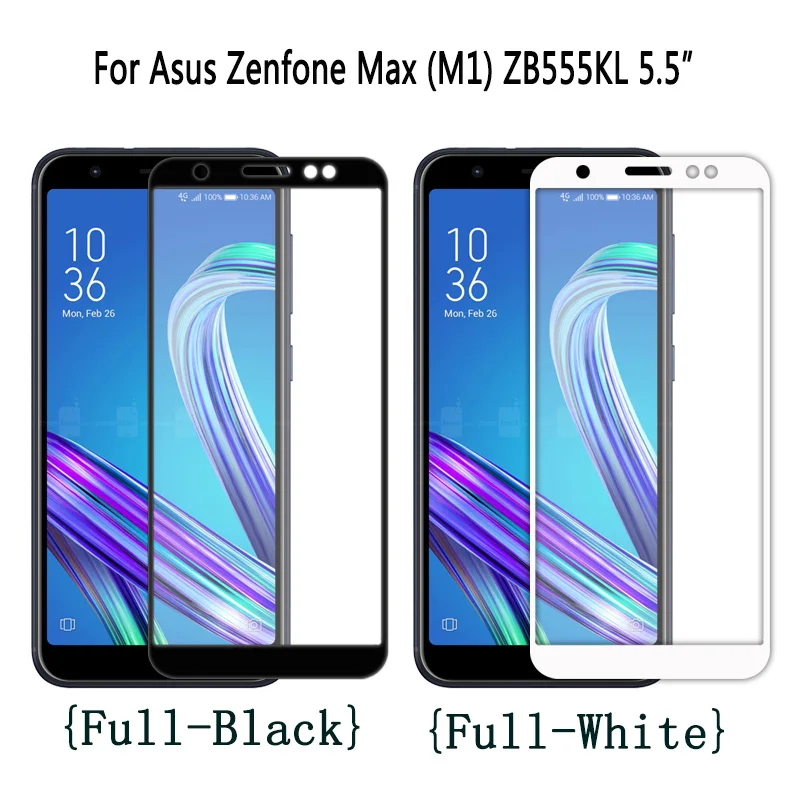 Закаленное стекло для Asus Zenfone Max M1 M2 Pro ZB633KL ZB631KL ZB555KL ZB570TL ZB601KL ZB602K полноэкранная