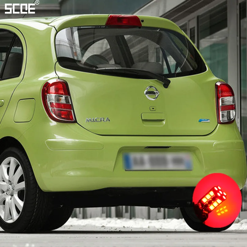 Для Nissan Almera Tino SCOE 2X30SMD светодиодный тормоз/Стоп/парковочная задняя/задняя