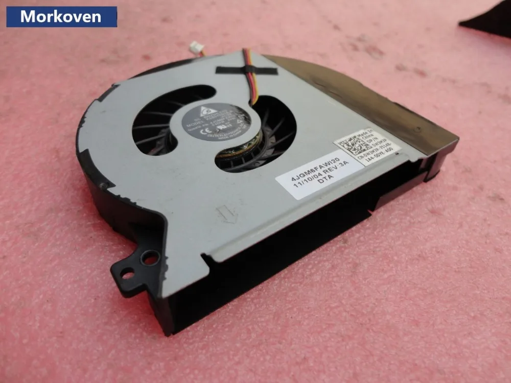 Original CPU fan for Dell XPS 15 L501X L502X laptop cpu cooling cooler DFS601305FQ0T F98S 0W3M3P W3M3P KSB0705HA-A AC94 | Компьютеры и