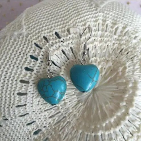 Женские серьги подвески из натурального камня с синим камнем|Серьги-гвоздики| |