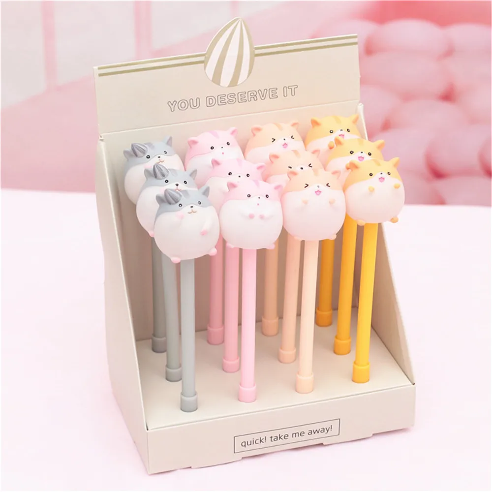 1 шт. милые гелевые ручки Kawaii мультяшная гелевая ручка канцелярские