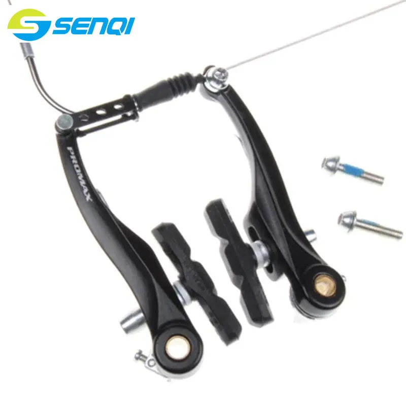 Горный велосипед складной черный цвет V образный тормоз алюминиевый сплав